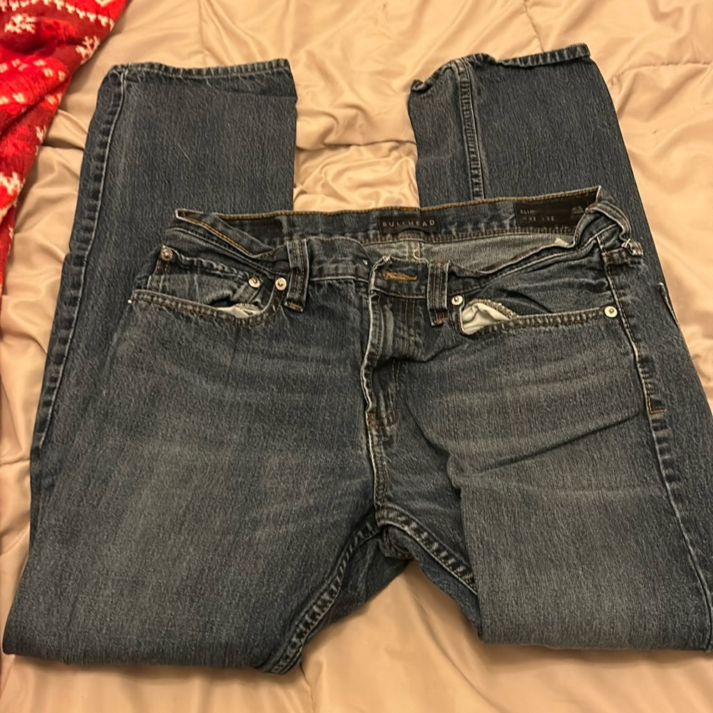 From bullhead denim co., these lightly worn pants are super comfortable.